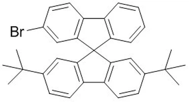 2'-Бром-2,7-ди-трет-бутил-9,9'-спиробифлуорен CAS:393841-81-1